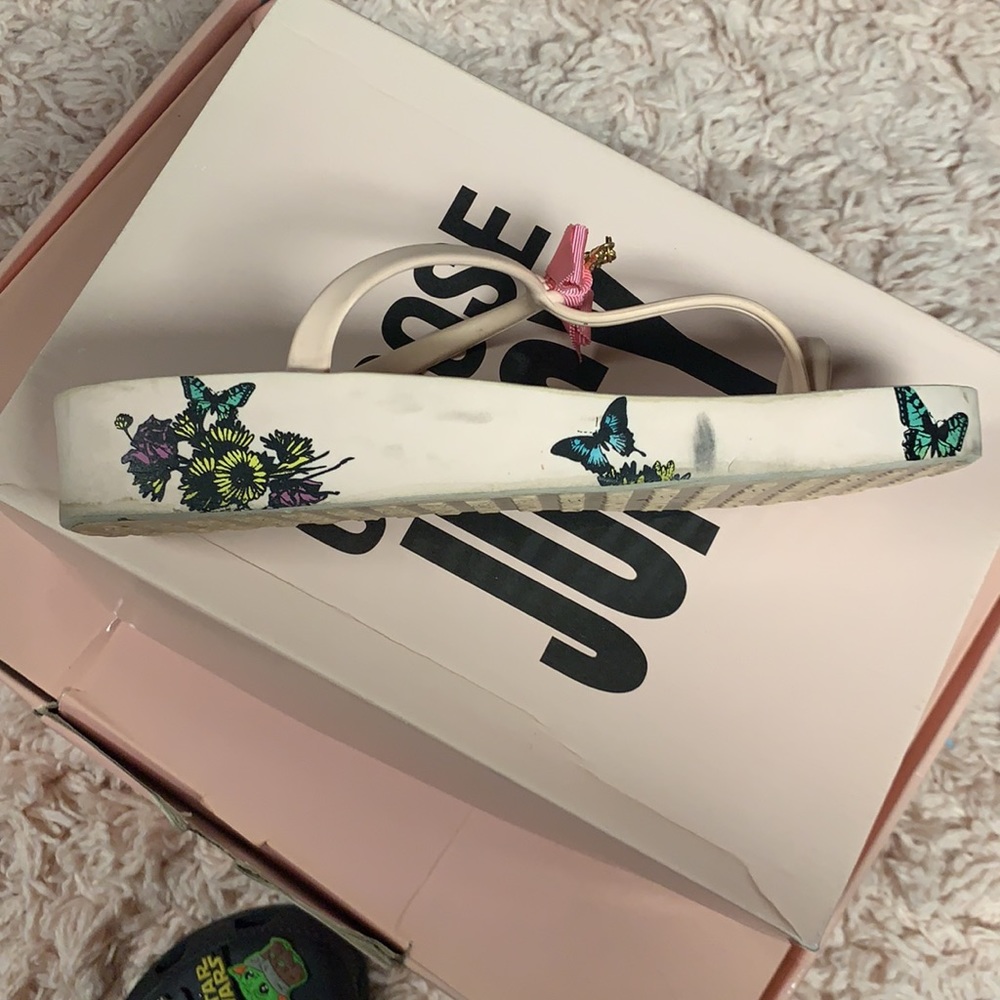 Juicy couture size 9 sandals juicy flower child sandals - Picture 2 of 6